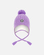 Lined Winter Hat With Pompom Lavender | Deux par Deux | Jenni Kidz