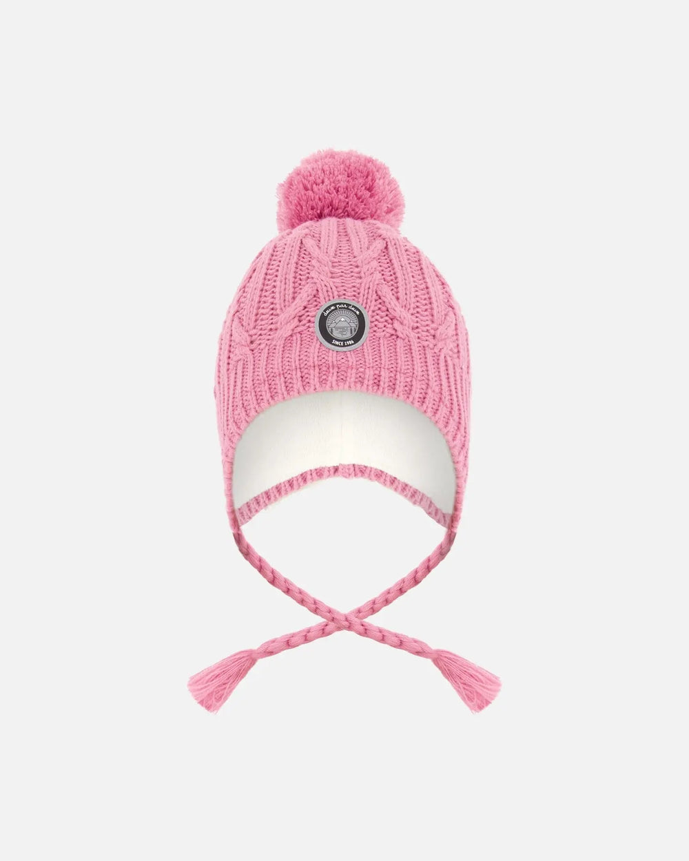 Lined Winter Hat With Pompom Purple | Deux par Deux | Jenni Kidz