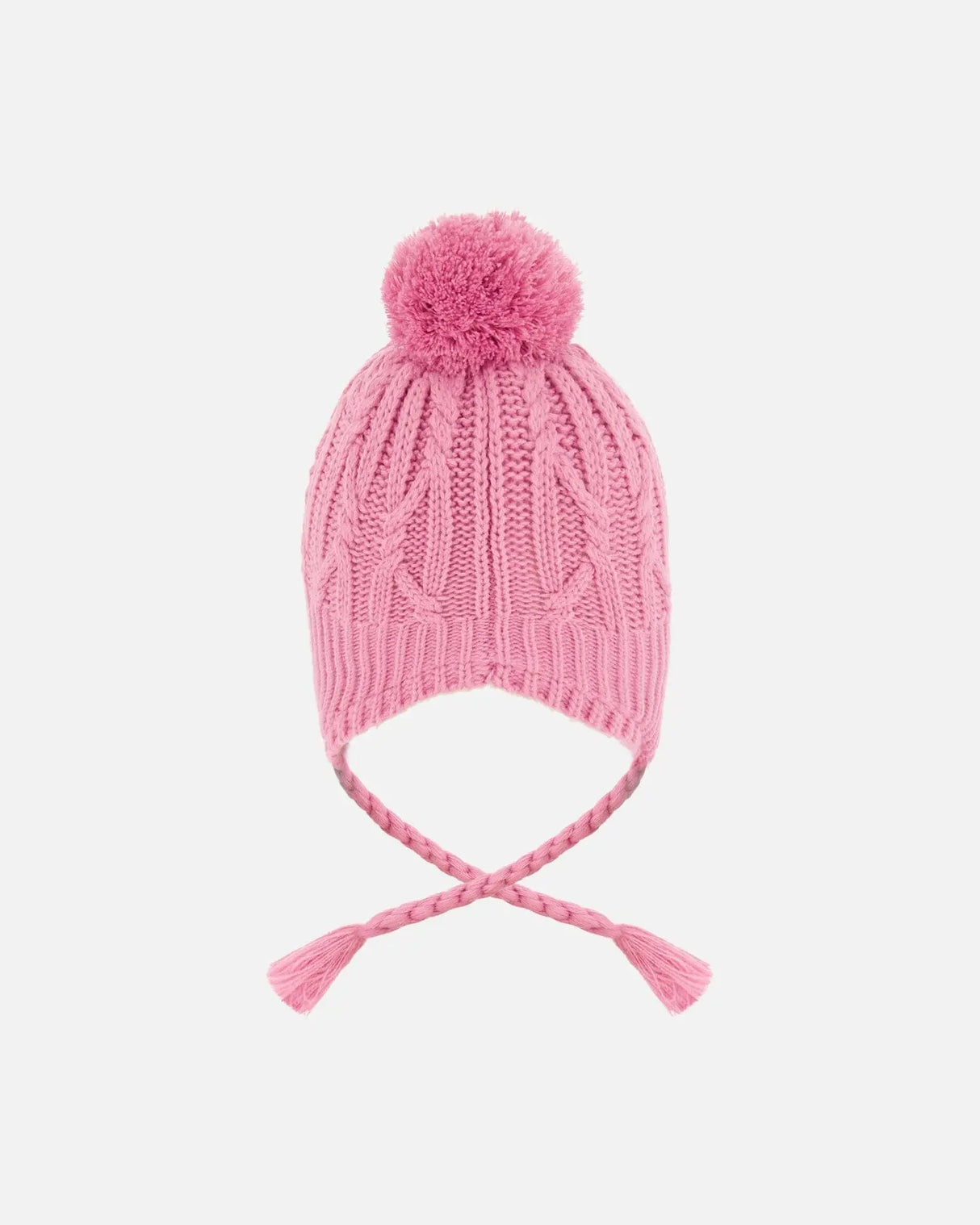 Lined Winter Hat With Pompom Purple | Deux par Deux | Jenni Kidz