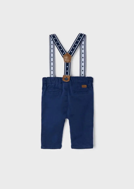 Long Trousers With Straps - Night Blue | Mayoral | Mayoral | Jenni Kidz