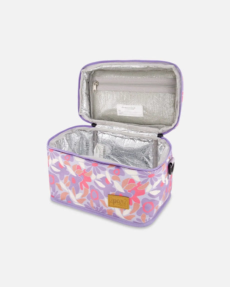 Lunch Box Lilac Retro Flower Print | Deux par Deux | Jenni Kidz
