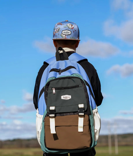 Lunchtime Snapback Hat - Blue | Headster | Headster | Jenni Kidz