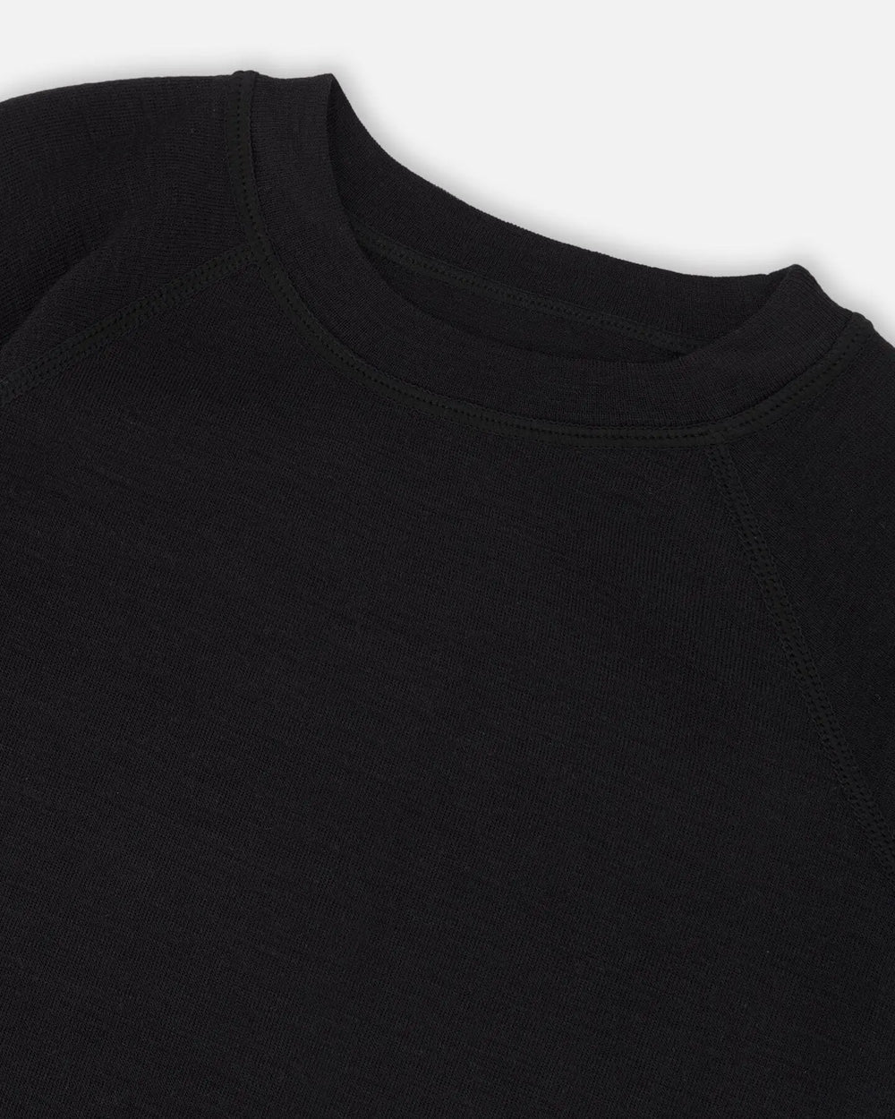 Merino Wool Base Layer Set Black | Deux par Deux | Jenni Kidz