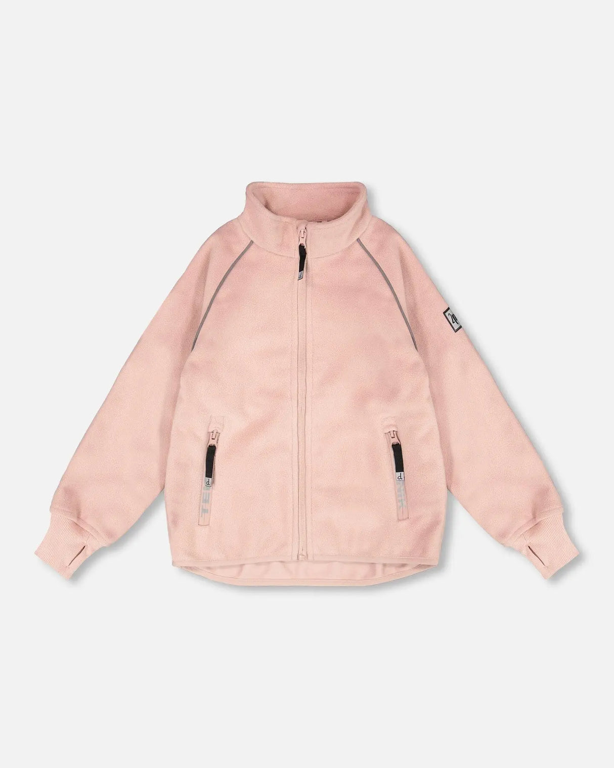 Mid-Layer Teknik Jacket Pink | Deux par Deux | Jenni Kidz