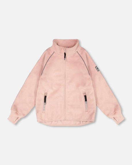 Mid-Layer Teknik Jacket Pink | Deux par Deux | Jenni Kidz