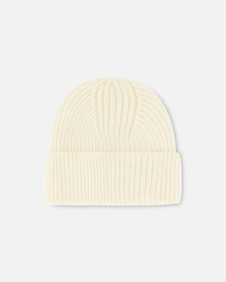 Mid-Season Knit Hat Off White | Deux par Deux | Jenni Kidz