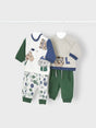 Newborn 4-Piece Animal Friends Set Green | Mayoral | Mayoral | Jenni Kidz