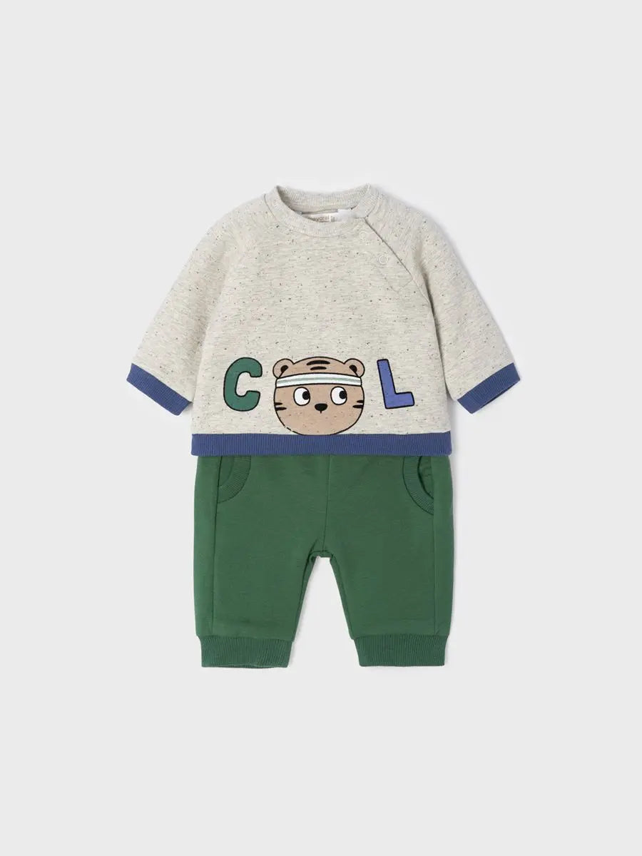 Newborn 4-Piece Animal Friends Set Green | Mayoral | Mayoral | Jenni Kidz