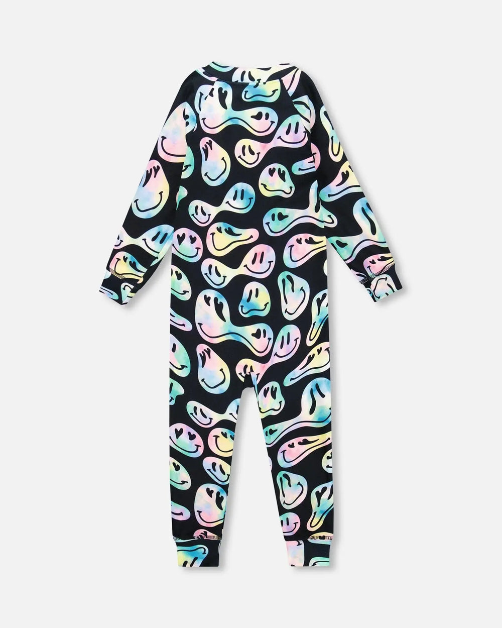 One-Piece Thermal Underwear Smiley Face Girl | Deux par Deux | Jenni Kidz
