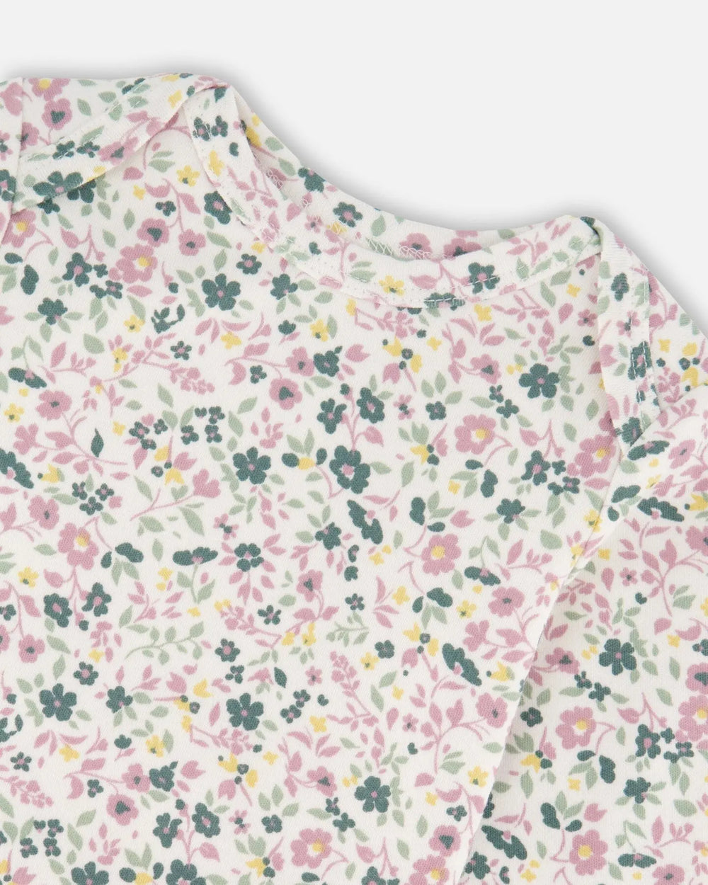 Organic Cotton Bodysuit And Sleeveless Overalls Set Jade Green | Deux par Deux | Jenni Kidz