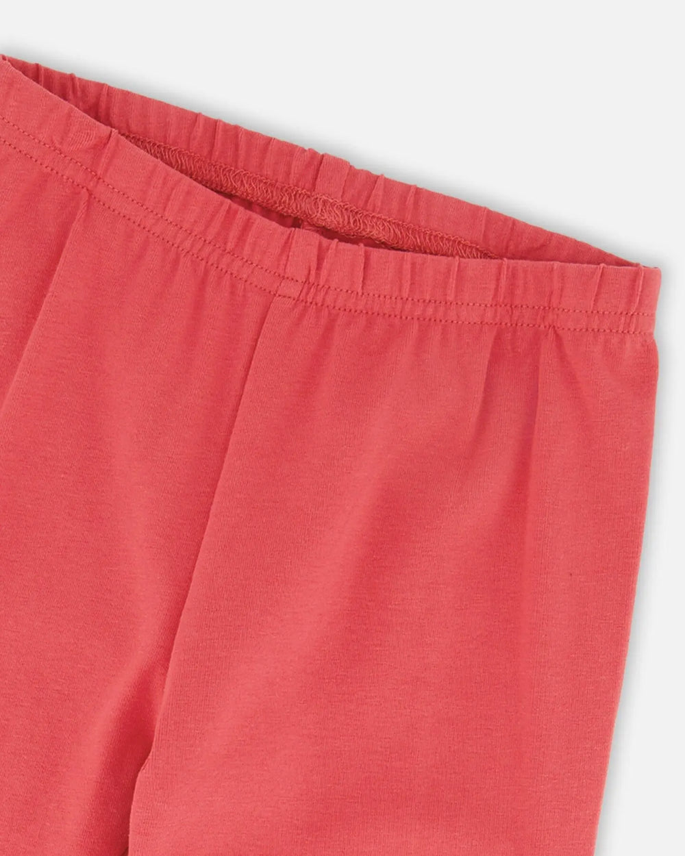Organic Cotton Leggings Red With Apples | Deux par Deux | Jenni Kidz