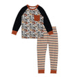 Organic Cotton Two Piece Pajama Set With Dog Print | DEUX PAR DEUX | DEUX PAR DEUX | Jenni Kidz
