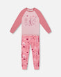 Organic Cotton Two-Piece Pajamas Pink Forest | Deux par Deux | Jenni Kidz