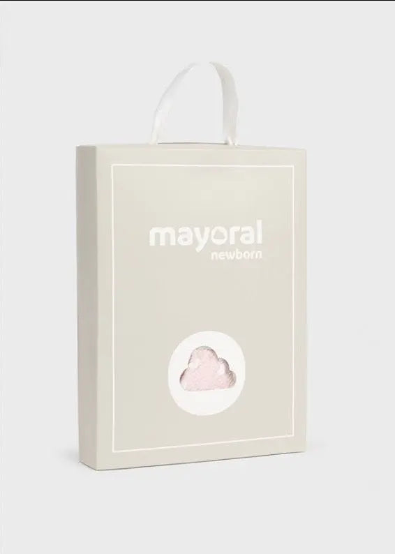 Patterned Quilted Bear footie Onesie - Baby Rose | Mayoral | Mayoral | Jenni Kidz