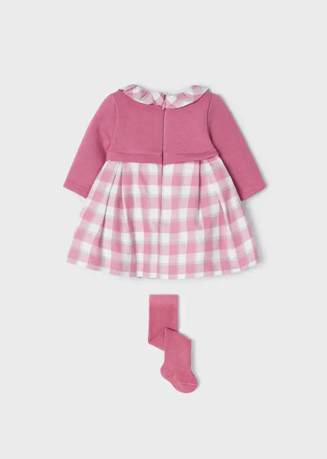 Pink Baby Girls Dress with Tights | Mayoral | Mayoral | Jenni Kidz