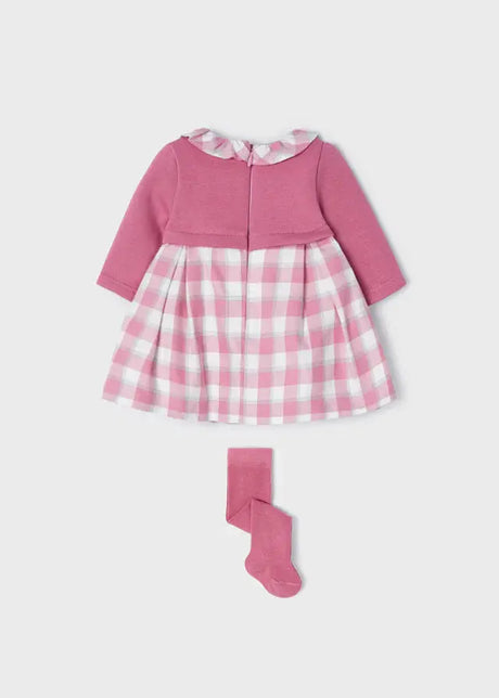 Pink Baby Girls Dress with Tights | Mayoral | Mayoral | Jenni Kidz