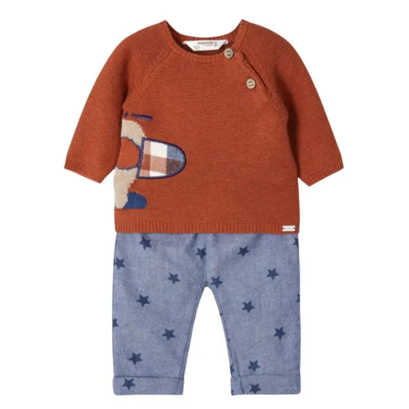 Plane Sweater Star Pants Set Boys | Mayoral | Mayoral | Jenni Kidz