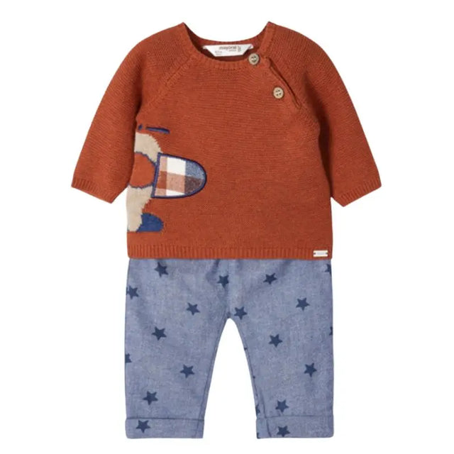 Plane Sweater Star Pants Set Boys | Mayoral | Mayoral | Jenni Kidz