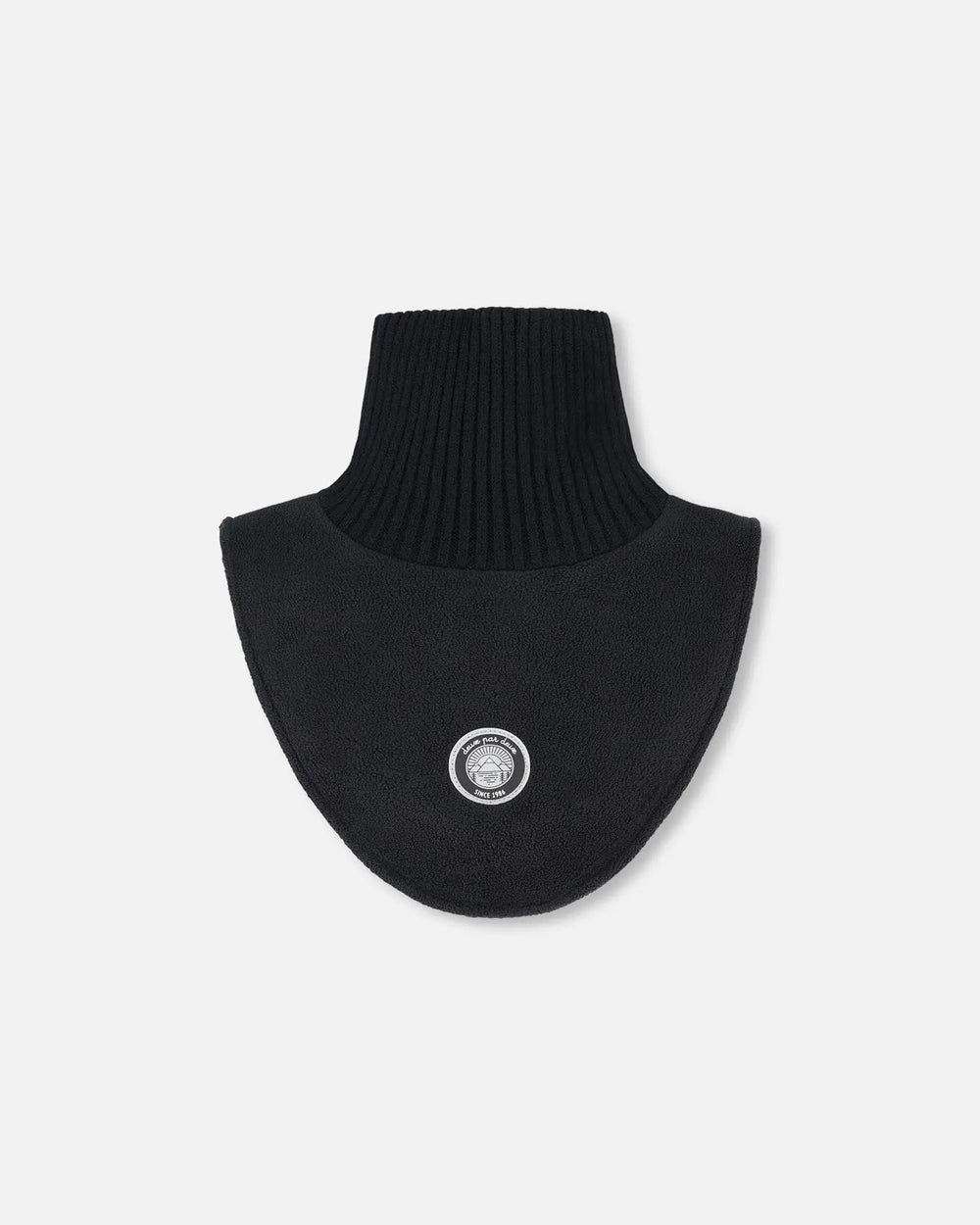 Polar Fleece And Knit Neckwarmer Black | Deux par Deux | Jenni Kidz