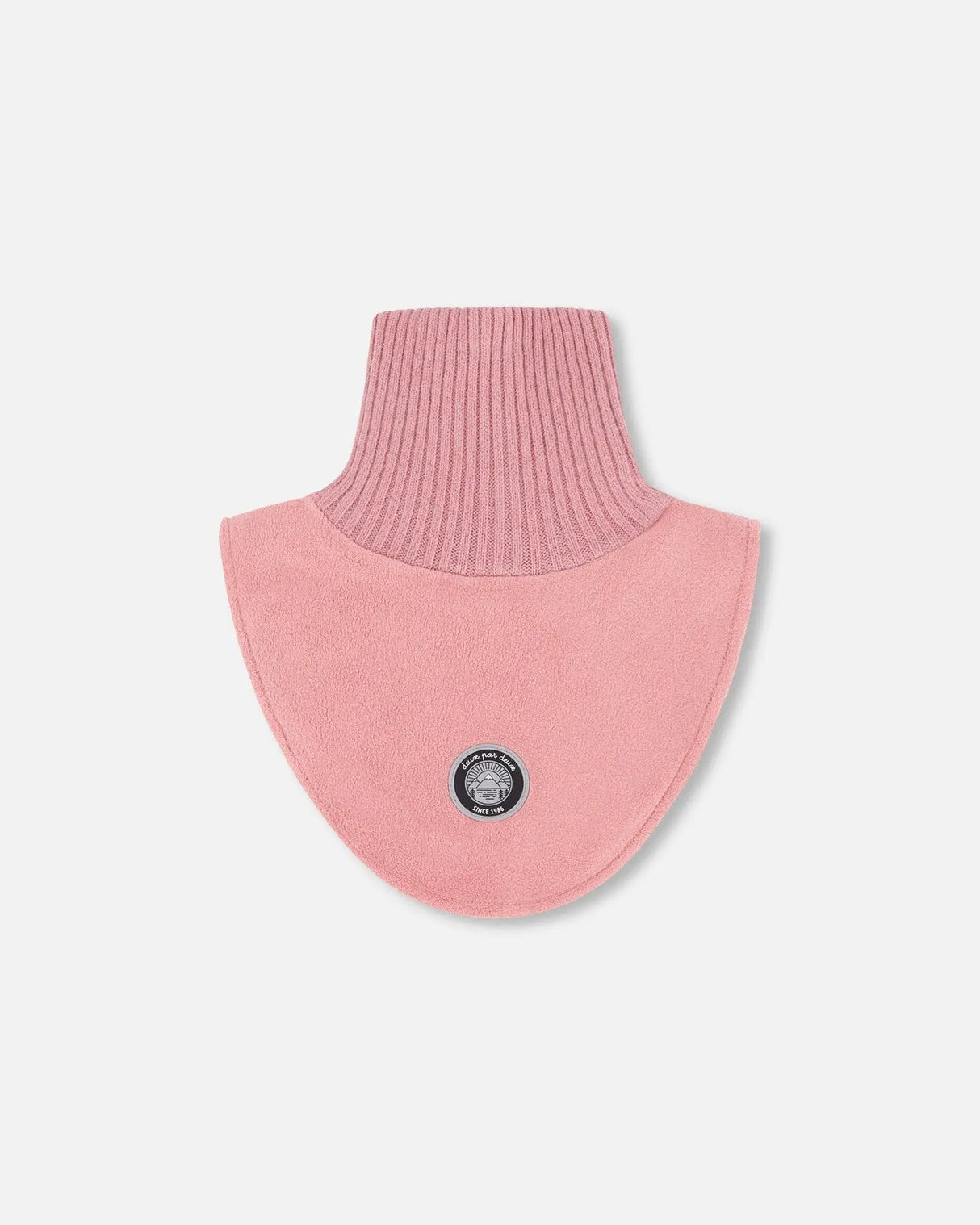 Polar Fleece And Knit Neckwarmer Dusty Pink | Deux par Deux | Jenni Kidz