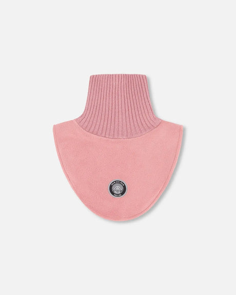 Polar Fleece And Knit Neckwarmer Dusty Pink | Deux par Deux | Jenni Kidz