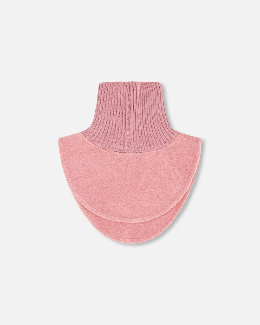 Polar Fleece And Knit Neckwarmer Dusty Pink | Deux par Deux | Jenni Kidz