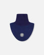 Polar Fleece And Knit Neckwarmer Navy Blue | Deux par Deux | Jenni Kidz