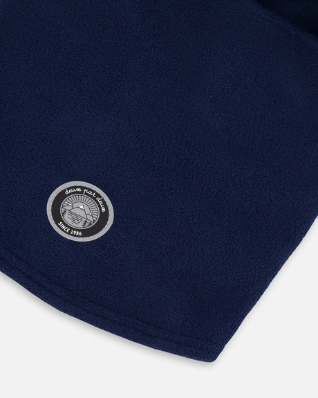 Polar Fleece Balaclava Navy Blue | Deux par Deux | Jenni Kidz