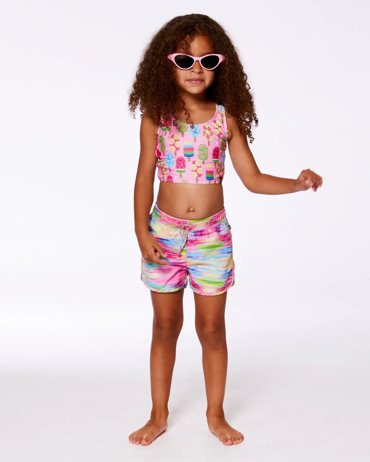 Printed Swim Shorts Multicolored | Deux par Deux | Jenni Kidz