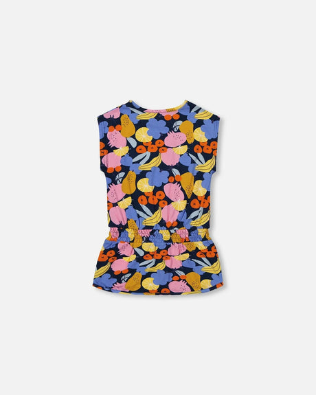 Printed Tunic Top Multicolored | Deux par Deux | Jenni Kidz