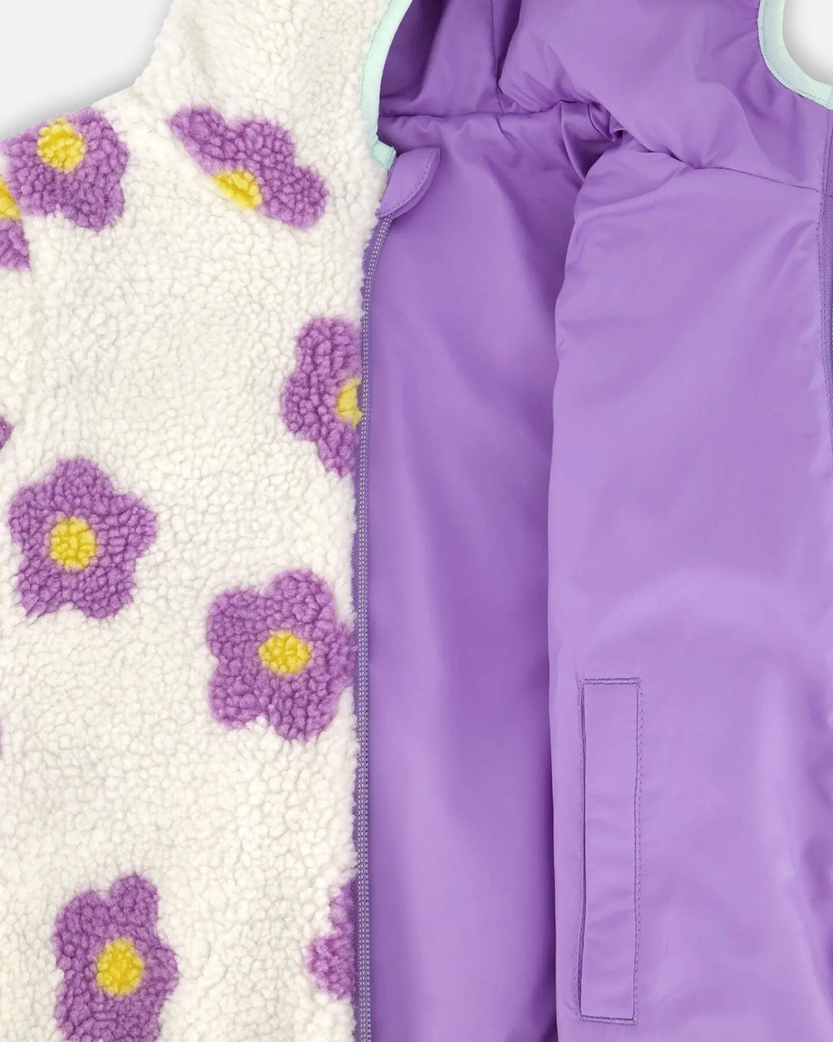 Reversible Mid-Season Jacket Lavender | Deux par Deux | Jenni Kidz