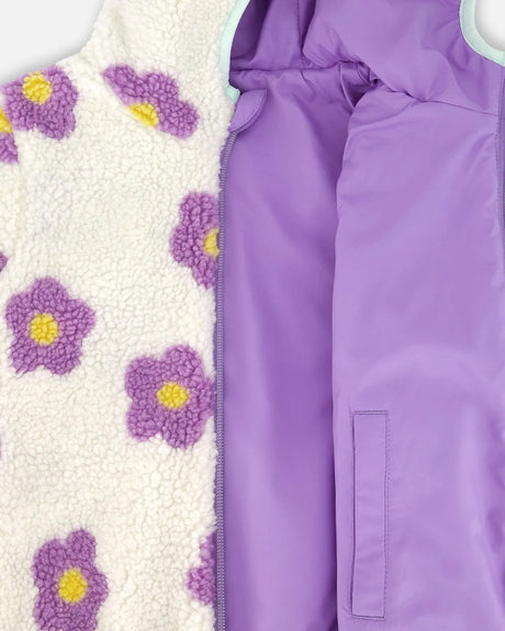Reversible Mid-Season Jacket Lavender | Deux par Deux | Jenni Kidz