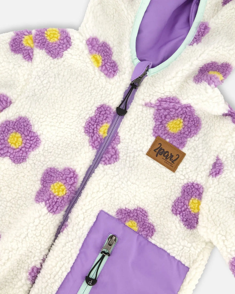 Reversible Mid-Season Jacket Lavender | Deux par Deux | Jenni Kidz