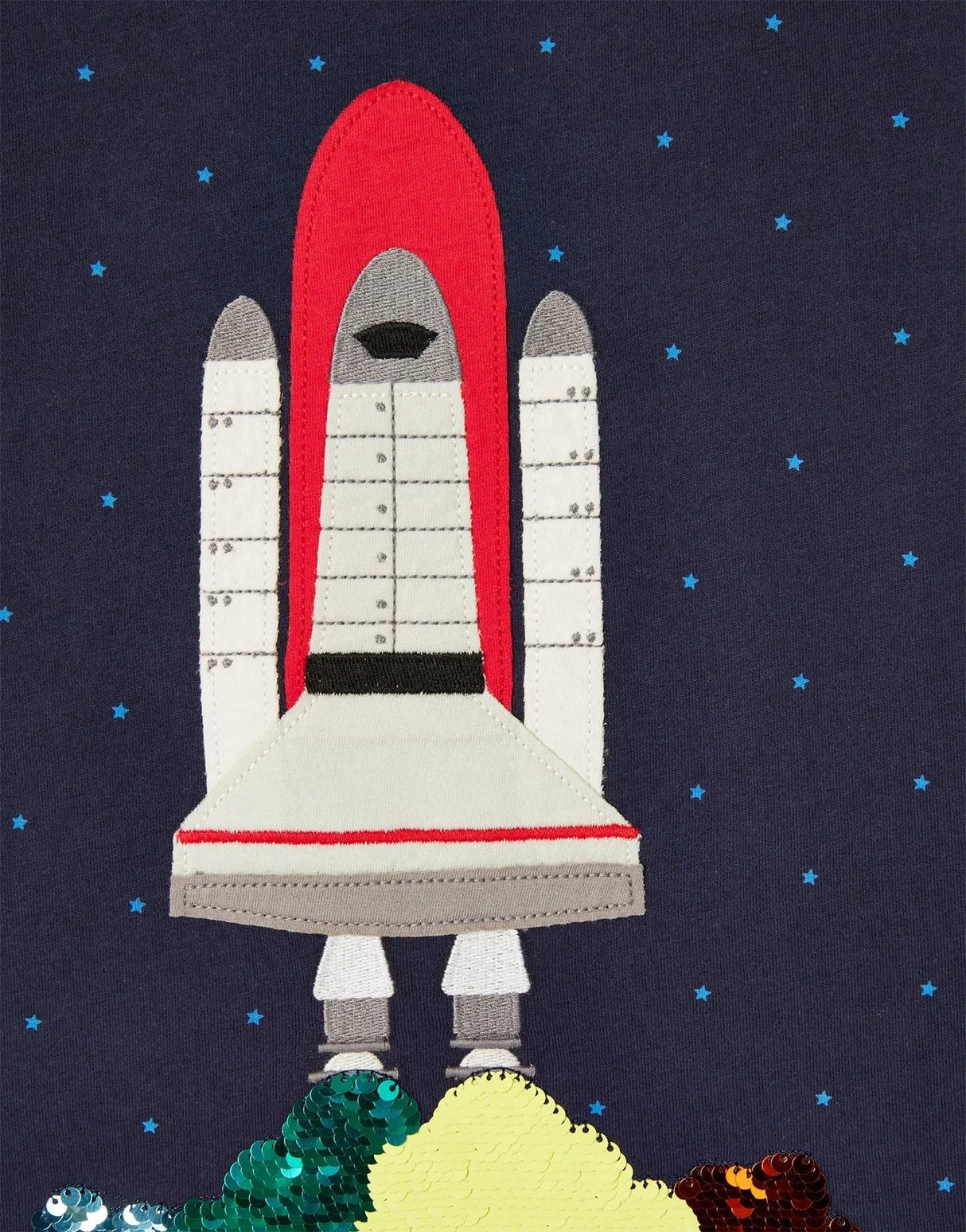 Rocket Two-way sequins T-Shirt | Joules | Joules | Jenni Kidz