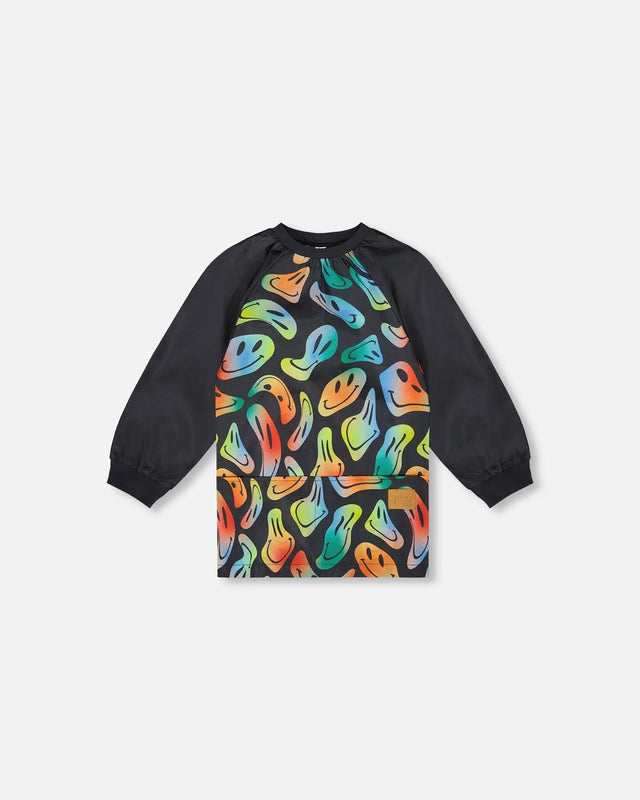 School Apron Smiley Face Boy | Deux par Deux | Jenni Kidz