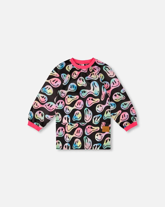 School Apron Smiley Face Girl | Deux par Deux | Jenni Kidz