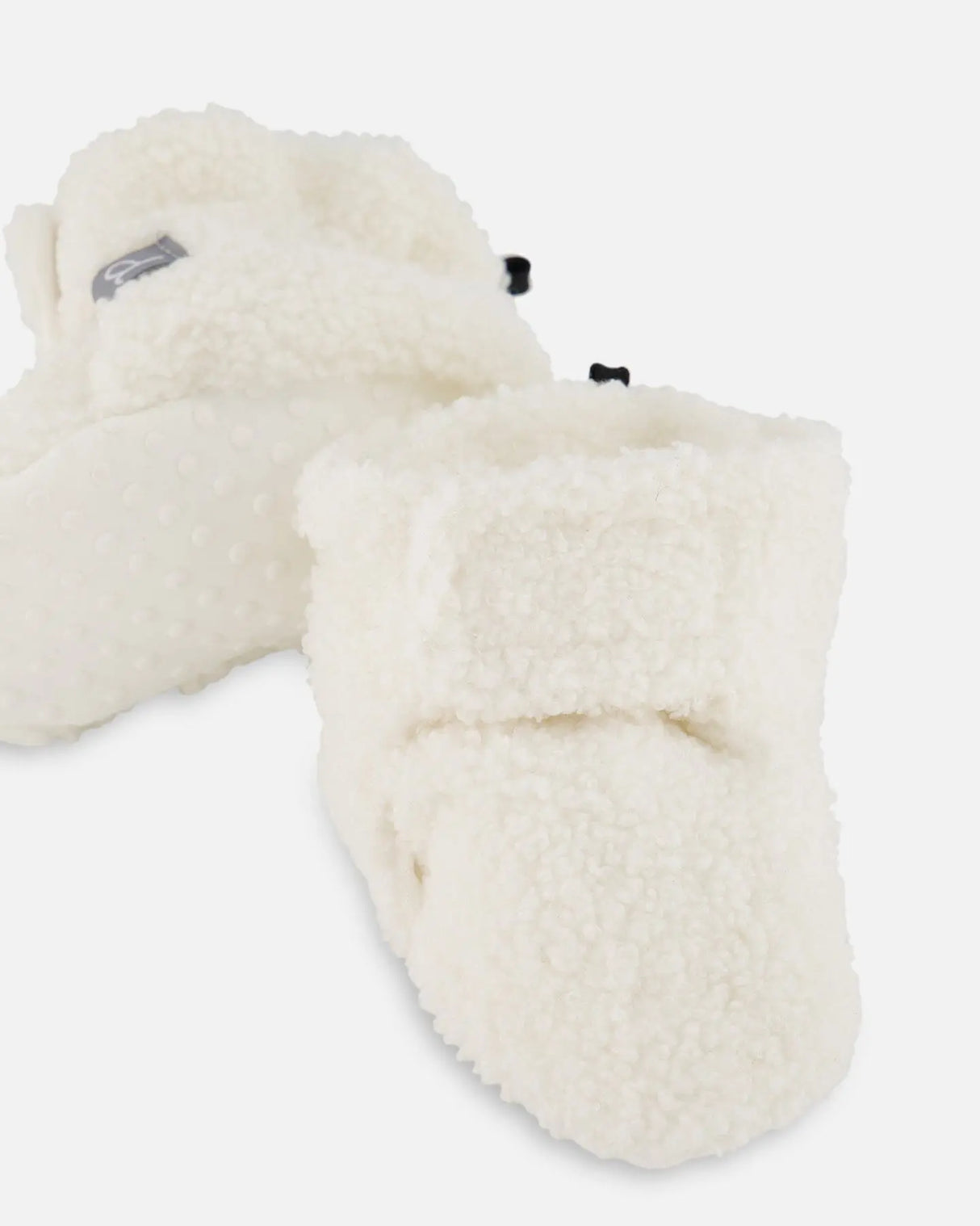 Sherpa Slippers Off-White | Deux par Deux | Jenni Kidz