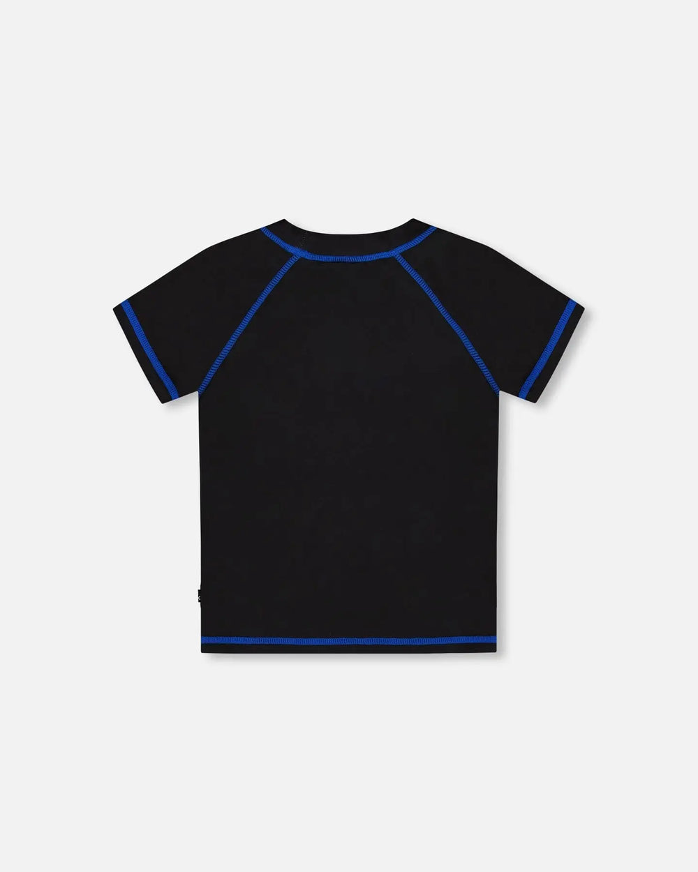 Short Sleeve Rashguard Black And Multicolored Crocodiles | Deux par Deux | Jenni Kidz