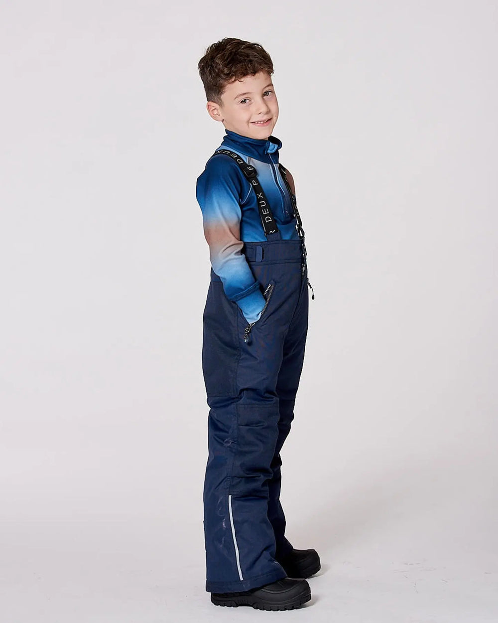 Solid Play Snow Pants Navy Blue | Deux par Deux | Jenni Kidz