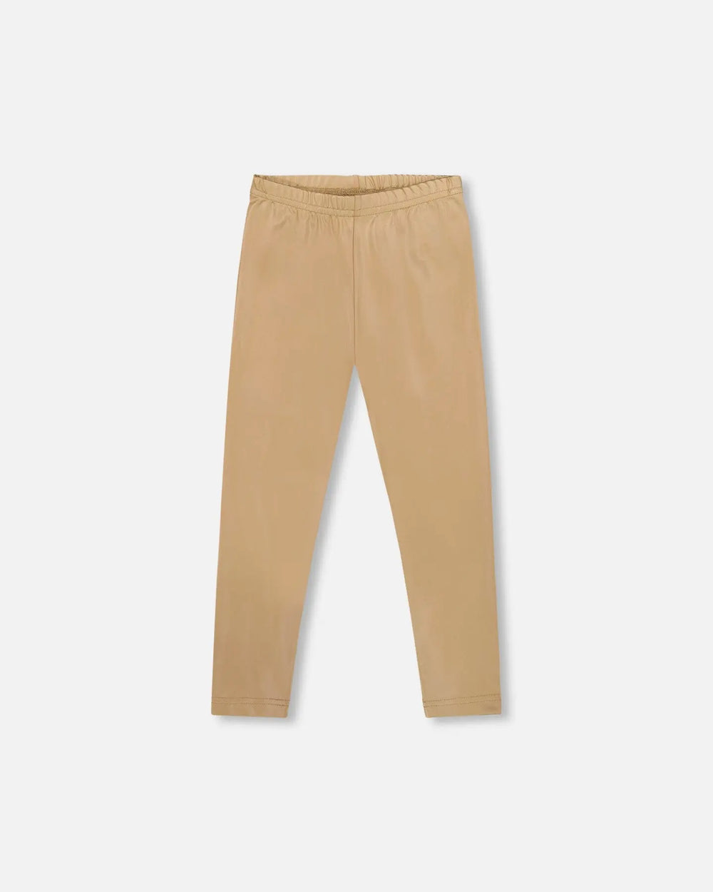 Stretch Shiny Leggings Golden Beige | Deux par Deux | Jenni Kidz