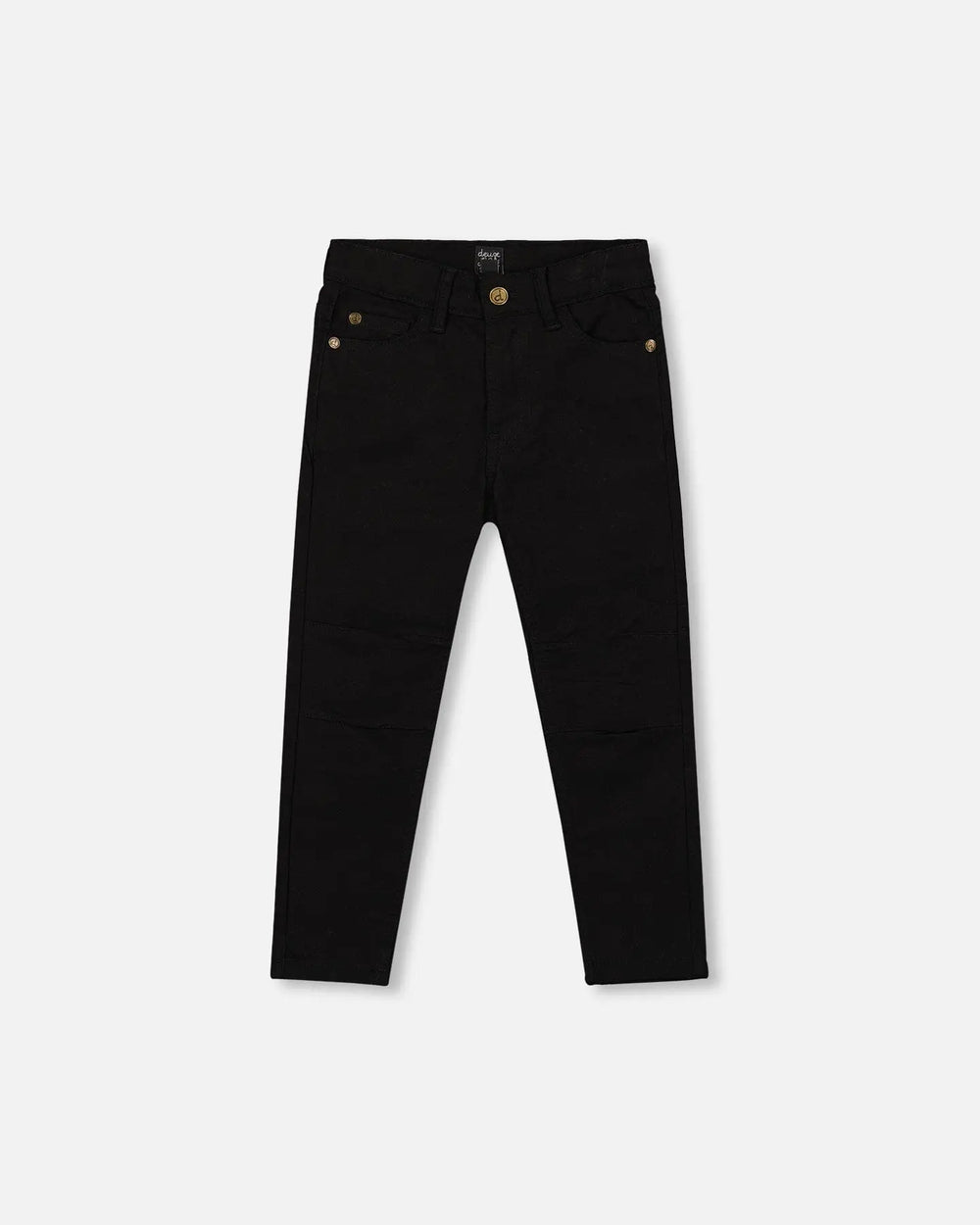 Stretch Twill Pants Black | Deux par Deux | Jenni Kidz