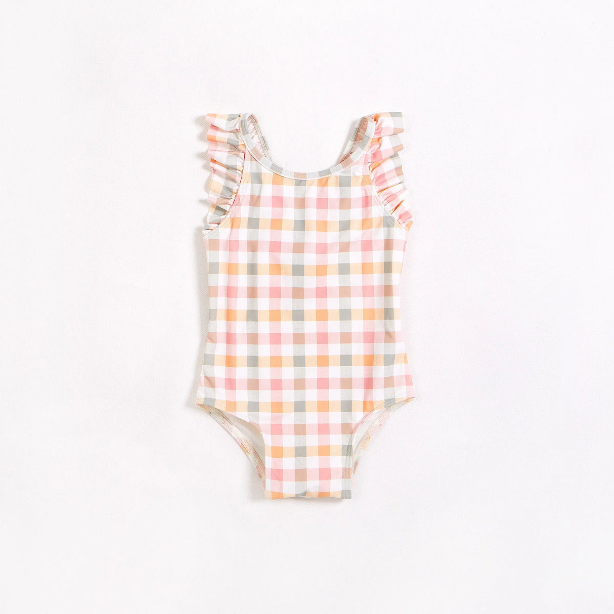 Summer Gingham One-Piece Baby & Toddler Girls Swimsuit | Petit Lem | Petit Lem | Jenni Kidz