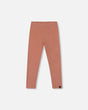 Super Soft Ribbed Leggings Dusty Pink | Deux par Deux | Jenni Kidz