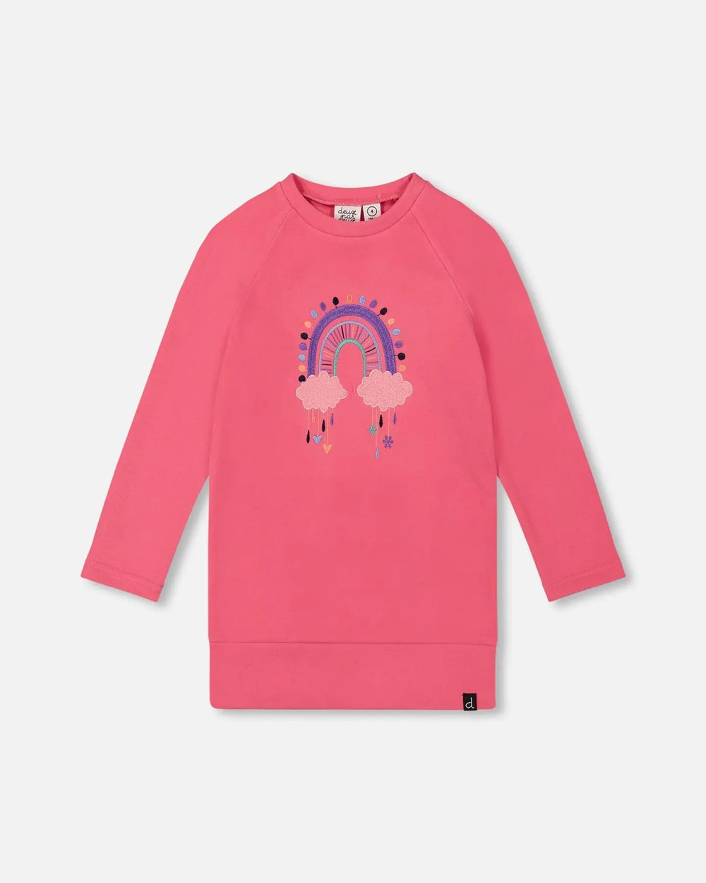Tunic Tee With Embroidery Candy Pink | Deux par Deux | Jenni Kidz