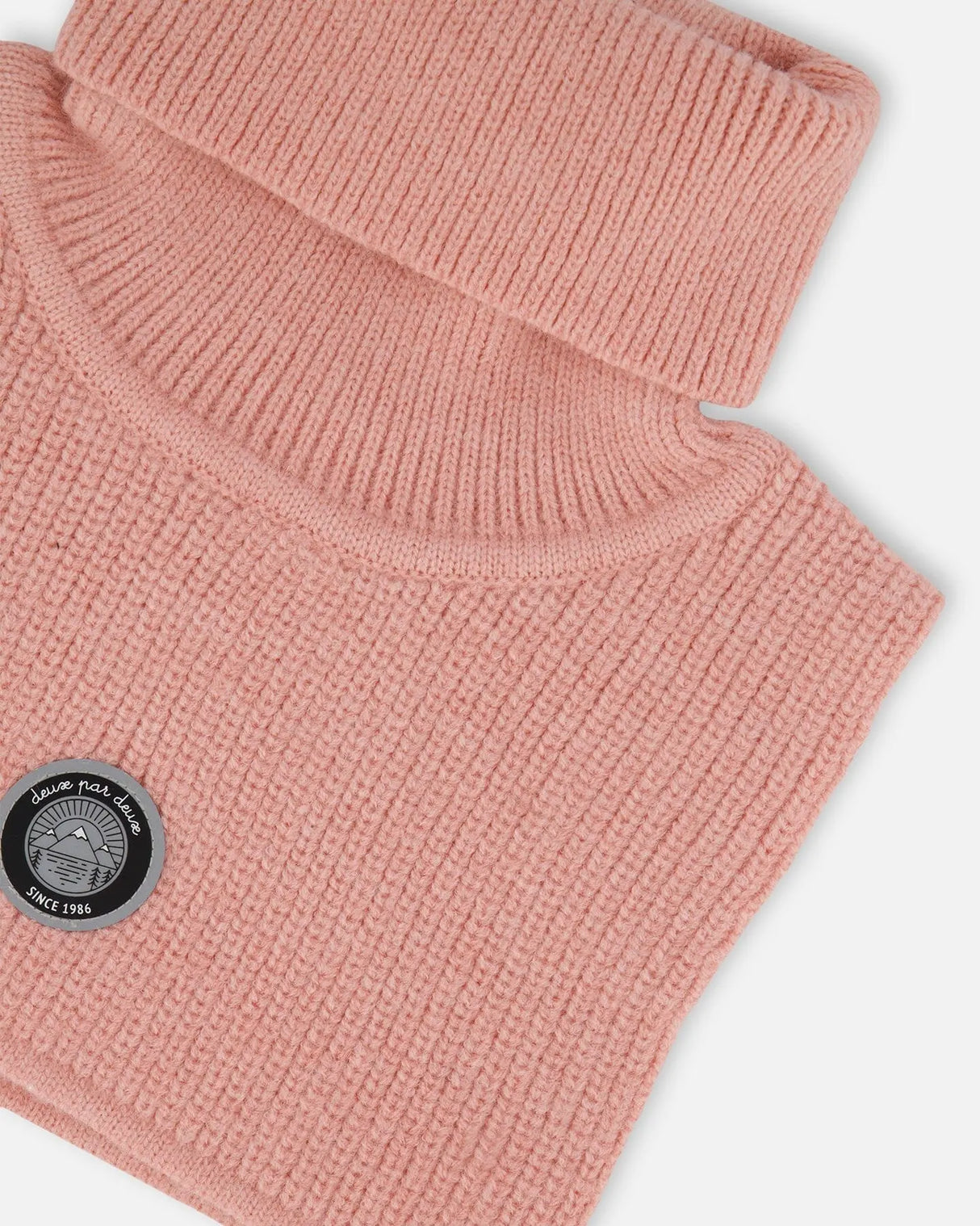 Turtleneck Neckwarmer Dusty Pink | Deux par Deux | Jenni Kidz