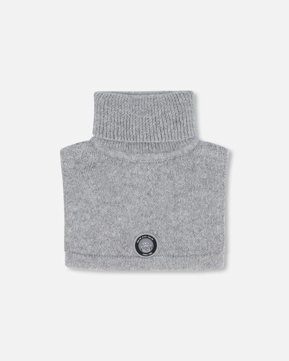 Turtleneck Neckwarmer Heather Gray | Deux par Deux | Jenni Kidz