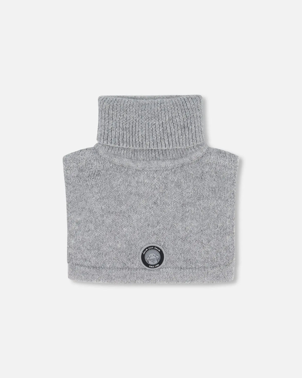 Turtleneck Neckwarmer Heather Gray | Deux par Deux | Jenni Kidz
