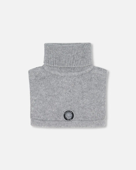 Turtleneck Neckwarmer Heather Gray | Deux par Deux | Jenni Kidz