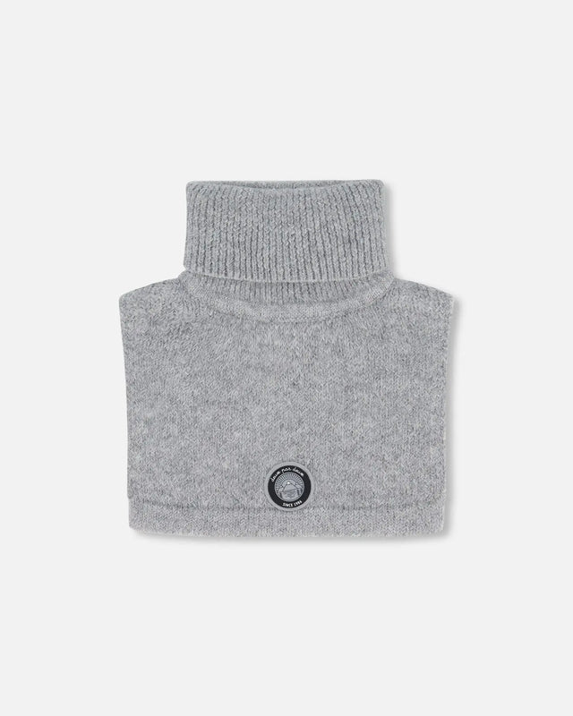 Turtleneck Neckwarmer Heather Gray | Deux par Deux | Jenni Kidz