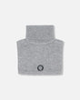 Turtleneck Neckwarmer Heather Gray | Deux par Deux | Jenni Kidz